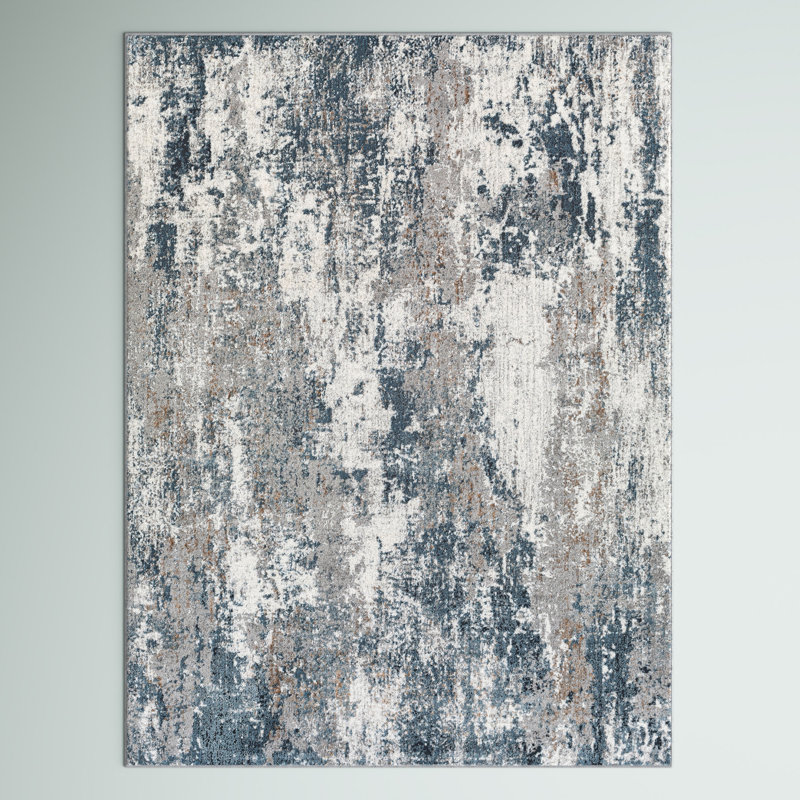 Lemaire Abstract Indoor Rug, Rectangle 9'2" x 12'