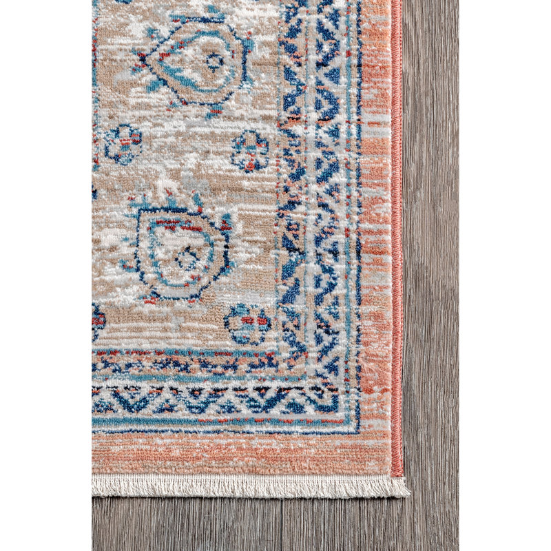 Idella Oriental Indoor Rug, Rectangle 4' x 6' 3"