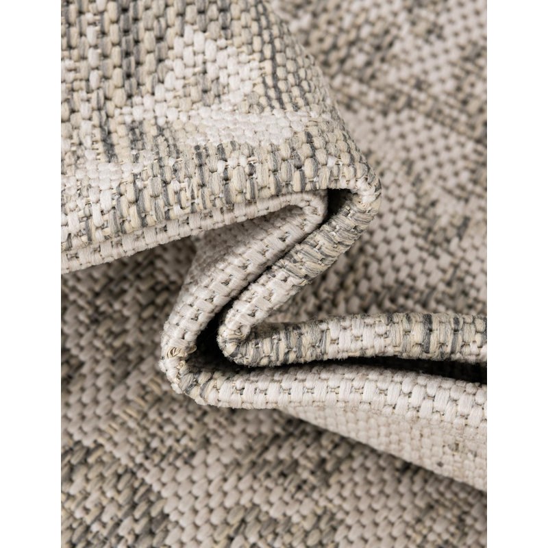 Tapis gris transitionnel Hintz, Tapis de couloir 2 pi x 8 pi