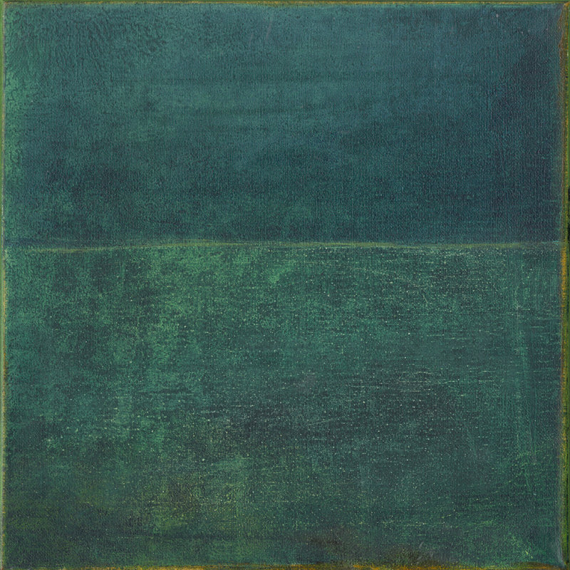 Green Zen I by Jodi Fuchs - Wrapped Canvas Painting, 30cm H x 30cm W