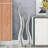 Roarke (Set Of 2) Modern Tall Silver Squiggly Vases
