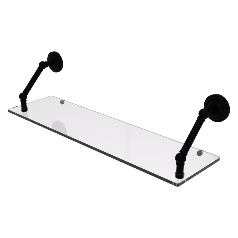 Jhene Bracket Shelf, Matte Black, 8" H x 30" W x 8" D