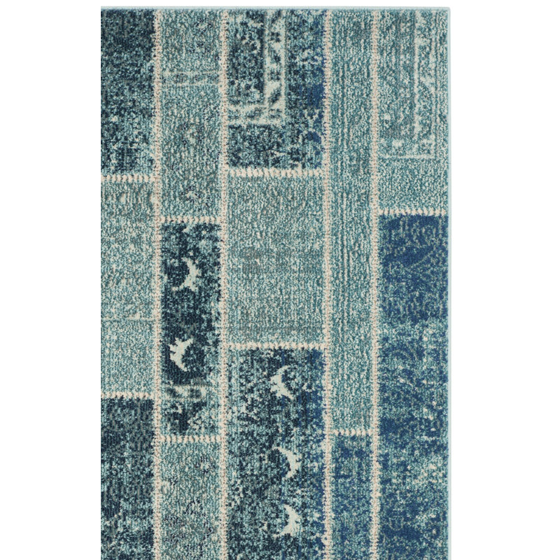 Burr Performance Striped Rug, Rectangle 9' x 12'