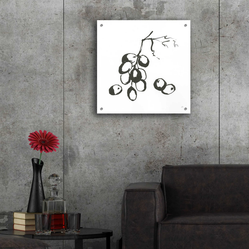 «Grapes I BW» par Chris Paschke, H 24 po x l 24 po x P 0,2 po