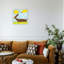 Impression sur toile brun teckel super animal 24 po x 24 po