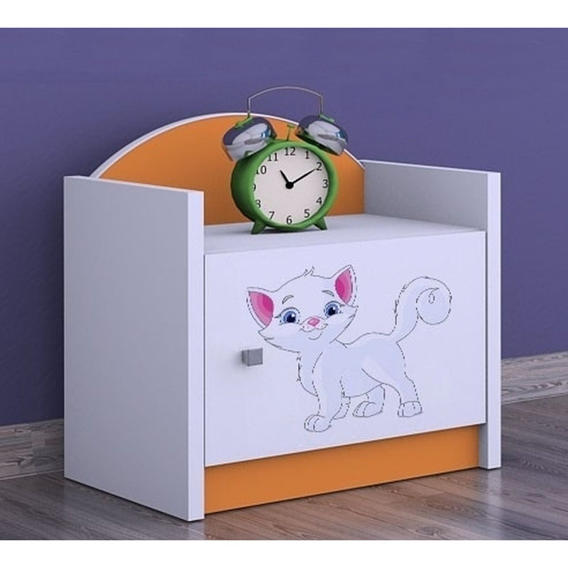 Quincy Nightstand, Orange