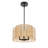 Arnesha 4-E12 9W Boho Rattan Farmhouse Dimmable Pendant Light Fixture