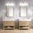 Modern Brushed Nickel Vanity Light Fixture With Frosted Globe Glass Shades, 3-Light Wall Sconce For Bathroom Mirror, Hardwired Dimmable Lighting