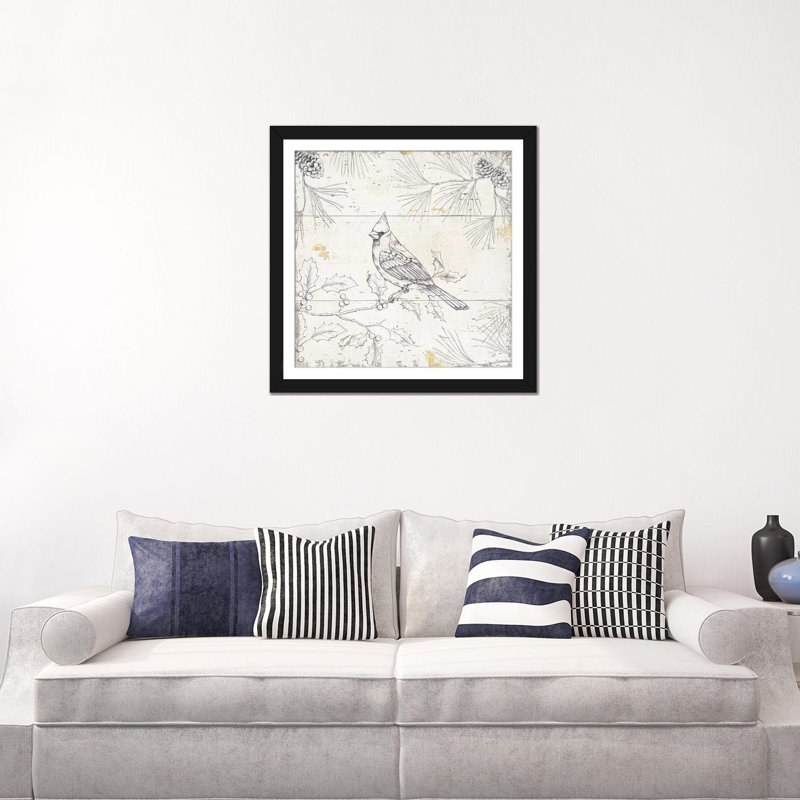 «Wild and Beautiful XI», impression sur toile, H 24 po x l 24 po x P 1 po, Papier d'art encadré noir, Blanc