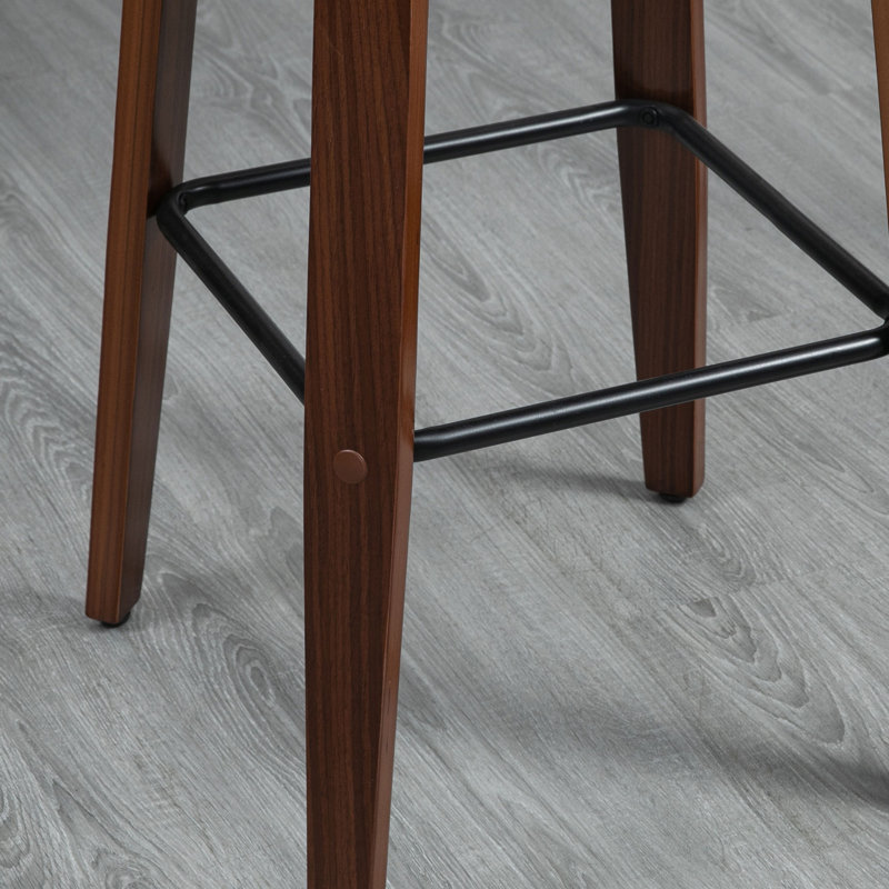 PU Leather Swivel Bar Stools