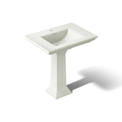 Memoirs Stately Pedestal Bathroom Sink with Faucet Holes