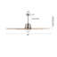 Ventilateur de plafond Hydle 60-1395590154