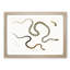 Illustrations of Snakes by John Edward Gray - Picture Frame Painting Print-55576196-55576195