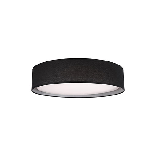 Dalton 1 - Light LED Flush Mount, Black, Black