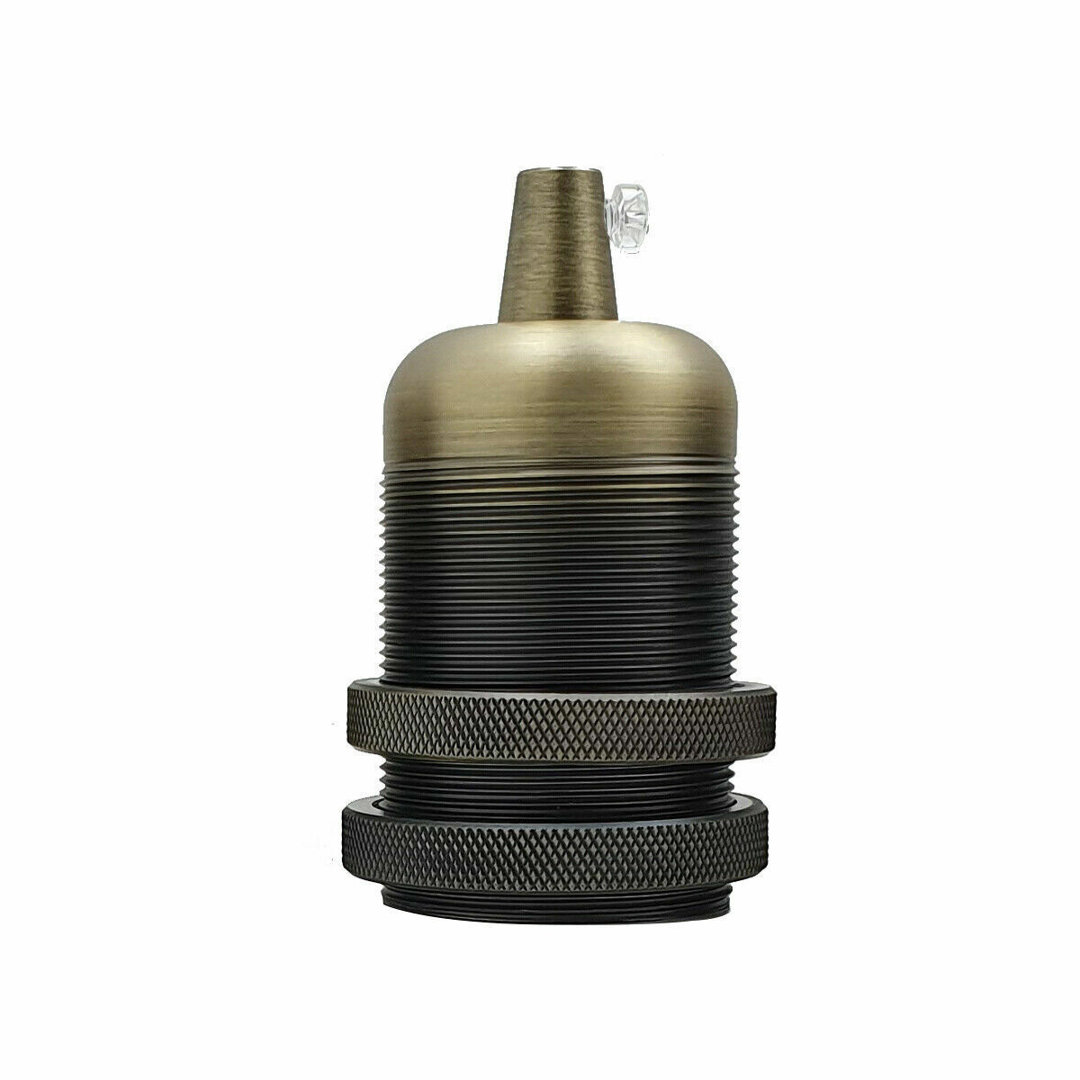 E27 Lamp Holder Industrial Retro Edison Bulb Socket For DIY Pendant Or Wall Light - Suitable For Lampshades