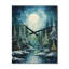 Horloge murale Winter Snowy Evergreen II - Paysages-1144002638