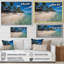 «Blue Pristine Coastal Haven II», art mural plage-1214929363-1214929348
