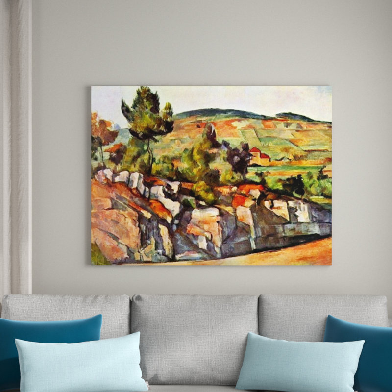 Paul Cezanne - Wrapped Canvas Painting, 90cm H x 120cm W x 1.8cm D