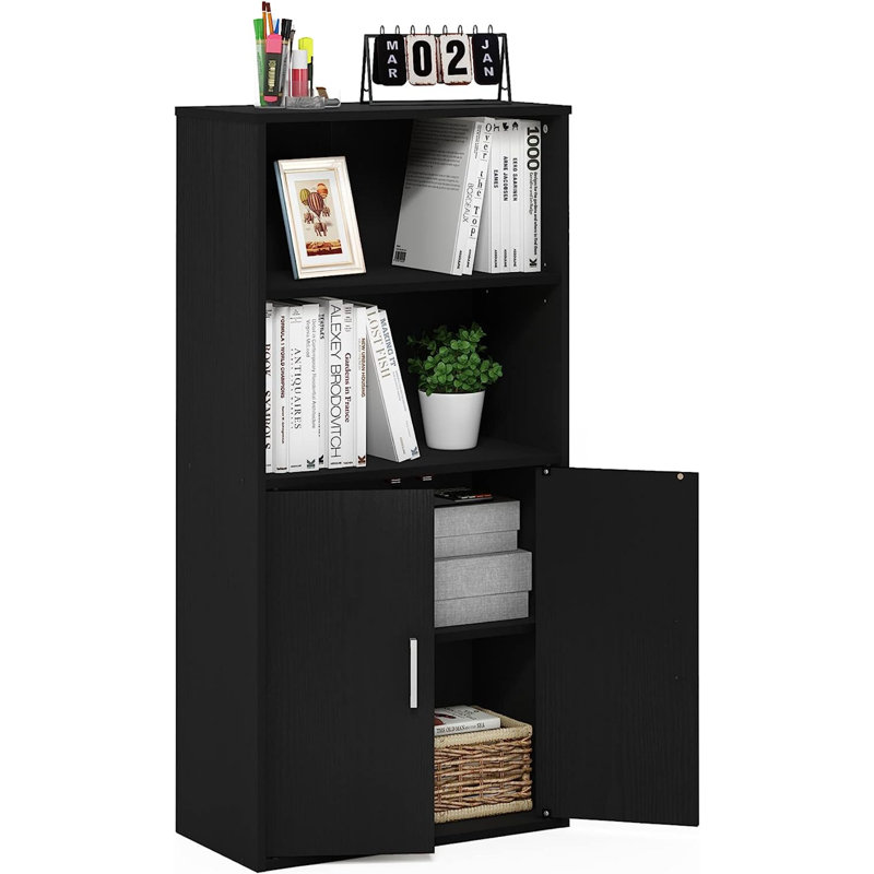 2 - Door Closet System, Black
