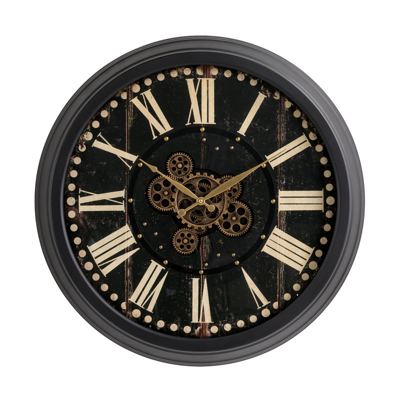 Necaise Wood Wall Clock