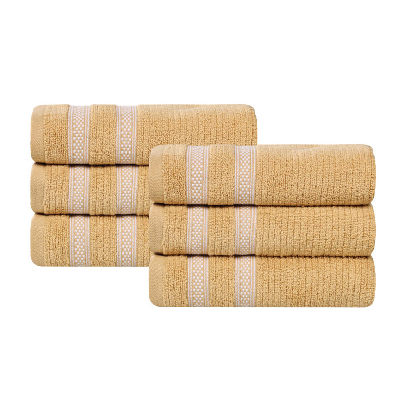 Débarbouillette douce et très absorbante en coton Tylique Zero Twist, Doré
