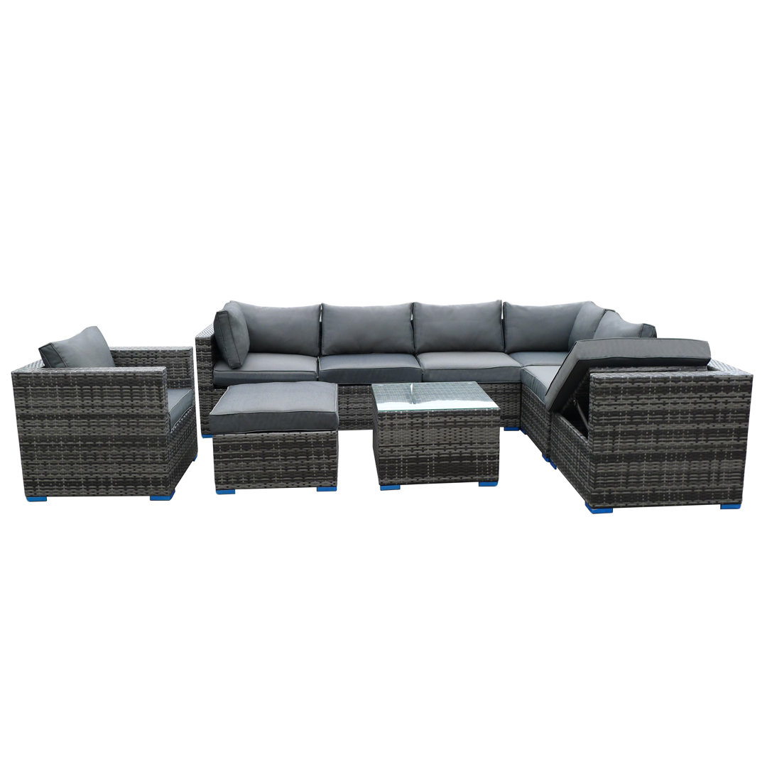 The Long Island 7 Seater Recliner Set With Single Seater