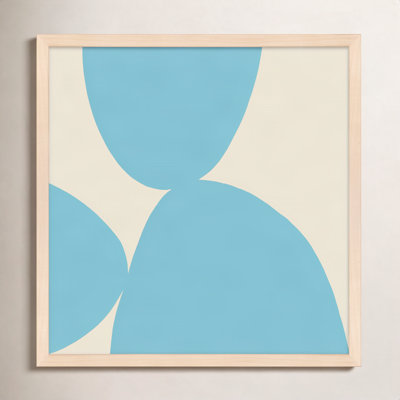 Black Ink "Blue Ink 1" Painting
