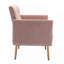 Fauteuil en velours avec pieds en métal-1291462247