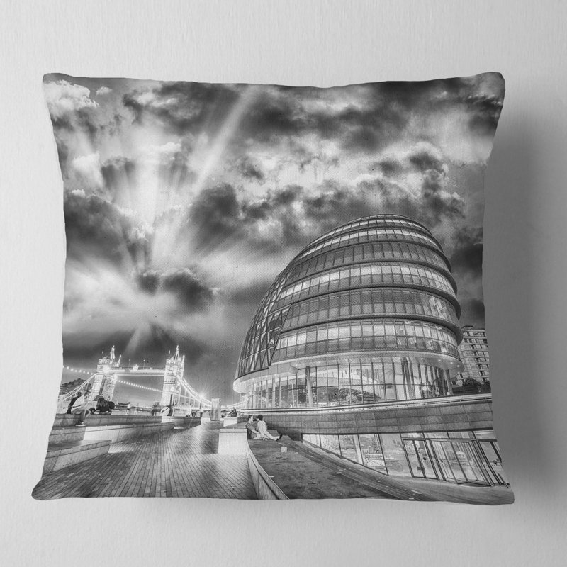 Coussin lombaire cityscape environ southwark cityscape london night, Carrée 18 po x 18 po