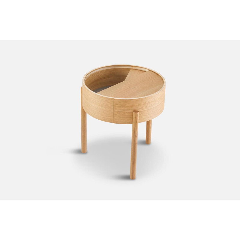 Arc Side Table, Oiled Oak