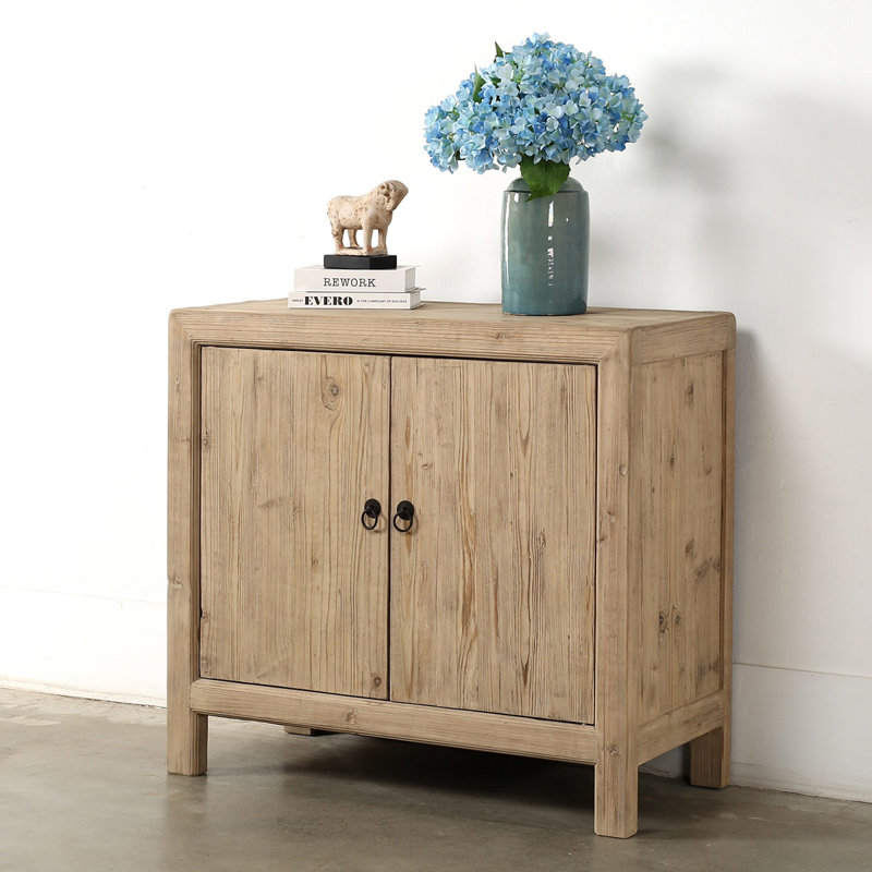 Two Doors Cabient Weathered Natural 39x18x35H