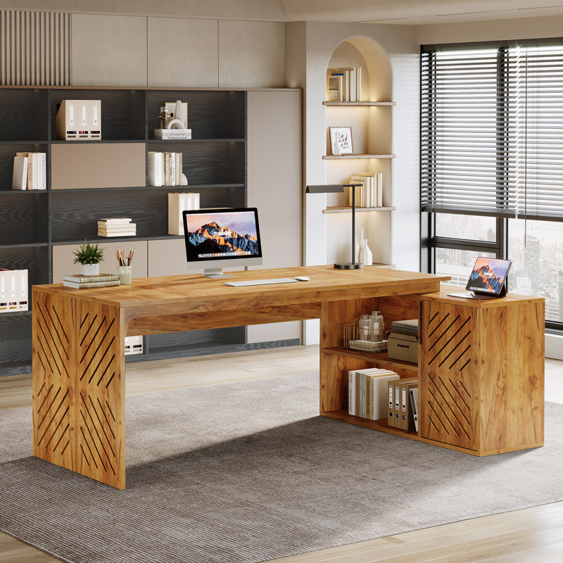 Bureau de direction en L 70,8 po