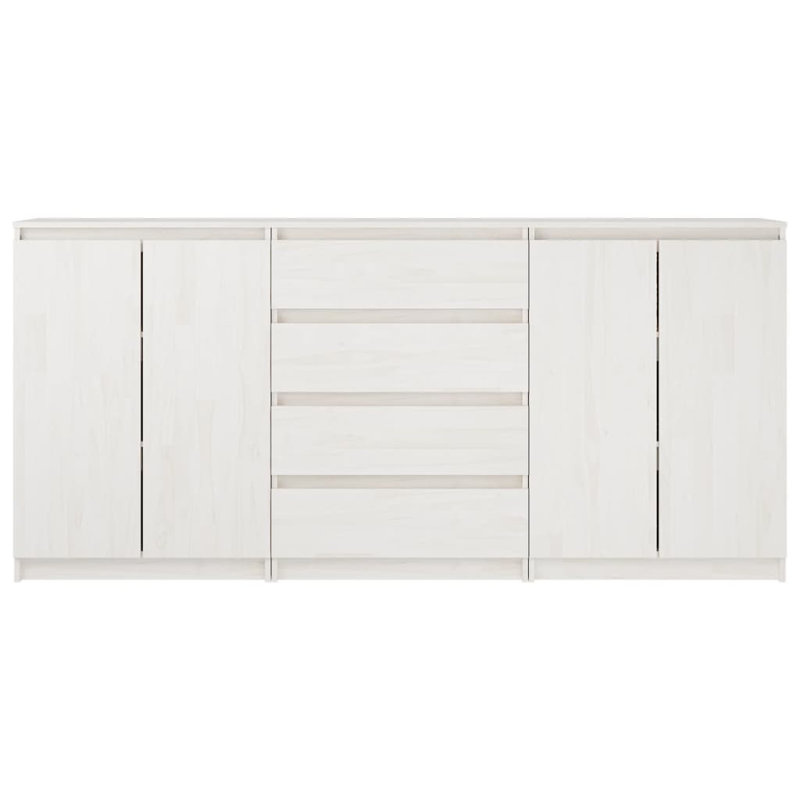 Gardy 180cm Solid Wood Sideboard, White