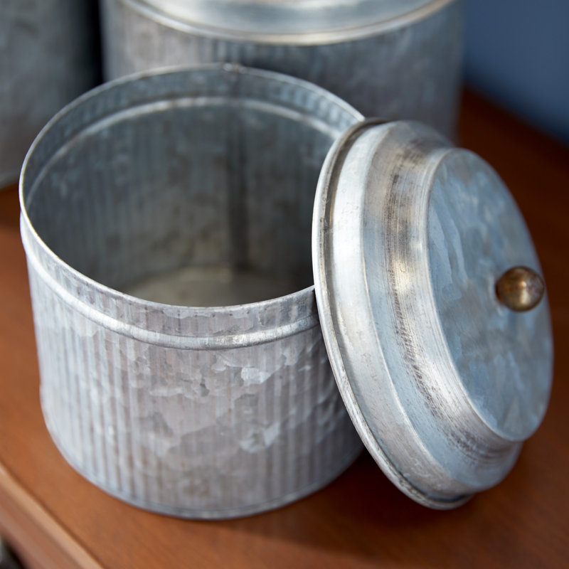 Hasler Metal Kitchen Canister Set