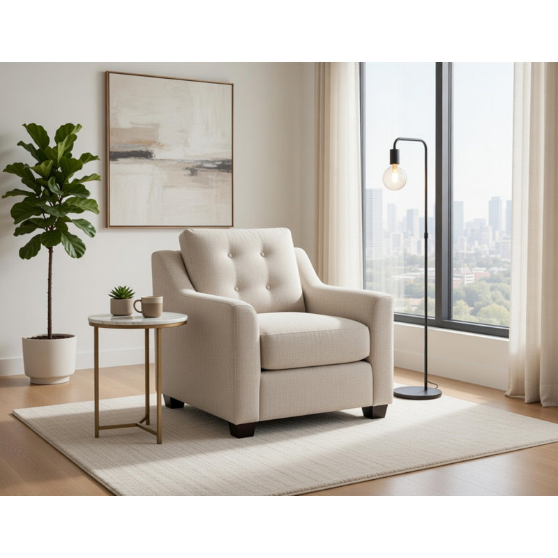 Chaise Everett, Beige