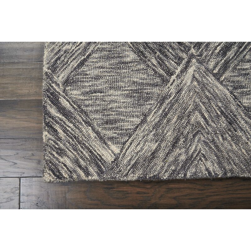 Ivy Bronx Divernon Wool Geometric Rug & Reviews | Wayfair