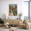 «Spring Cottage Garden Path», impression de fleurs en fleurs, photos d'art sur toile encadrées-123385961-123385963