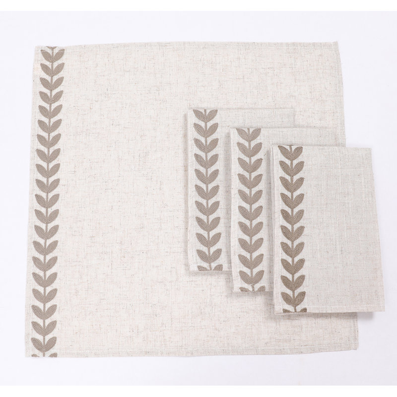 Serviette Edison Park, Taupe