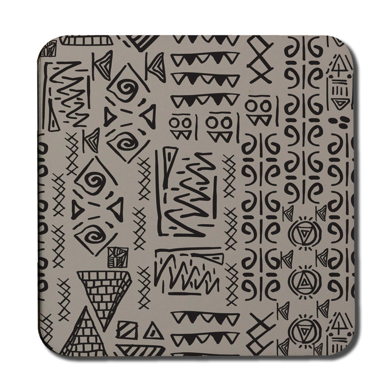Square 6 Piece Coaster Set