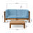 Acacia 2 - Person Patio Conversation Set with Cushions-1894046798