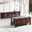 Table basse avec armoires et coins arrondis-1933617831