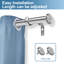 Tringle à rideaux simple réglable 1 po Adelaida-1277911338-1277911342