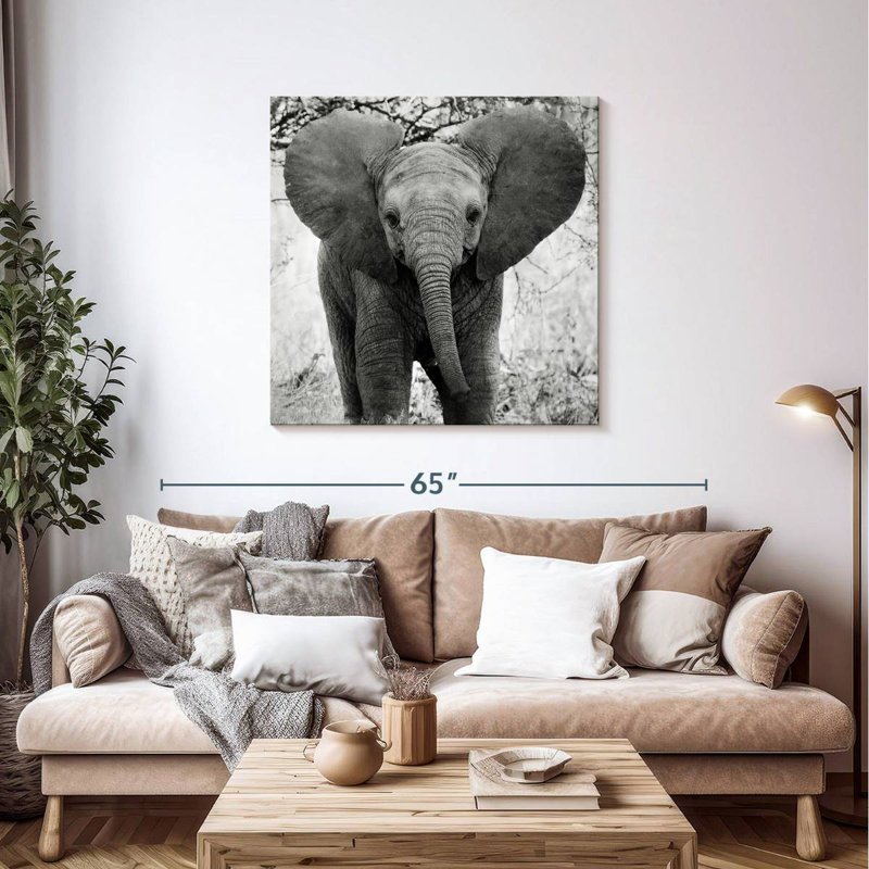 Brampt Funny Eared African Elephant, 39" H x 39" W