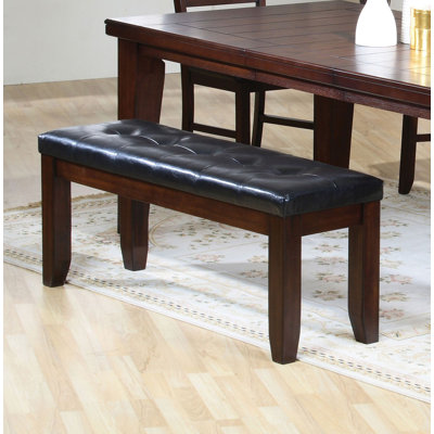 Carlsen Upholstered Bench with Button Tufted