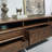 Black walnut solid wood durable TV cabinet-105358824