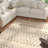 Clem Southwestern Handmade Tufted Wool Ivory/Brown Area Rug-822869384