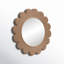 Sonia Scalloped Rattan Mirror