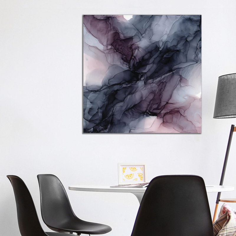 Aubergray by Elizabeth Karlson - Print on Canvas, Wrapped Canvas, 45.72 cm H x 45.72 cm W x 3.175 cm D