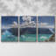 «Reflection I», reproduction sur toile 3 pièces-1202912364-1202912359
