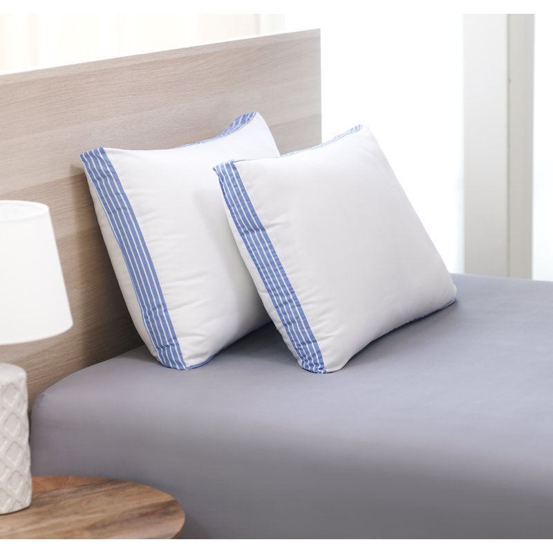 Ensemble de 2 coussins en duvet et goussets Jaylynn